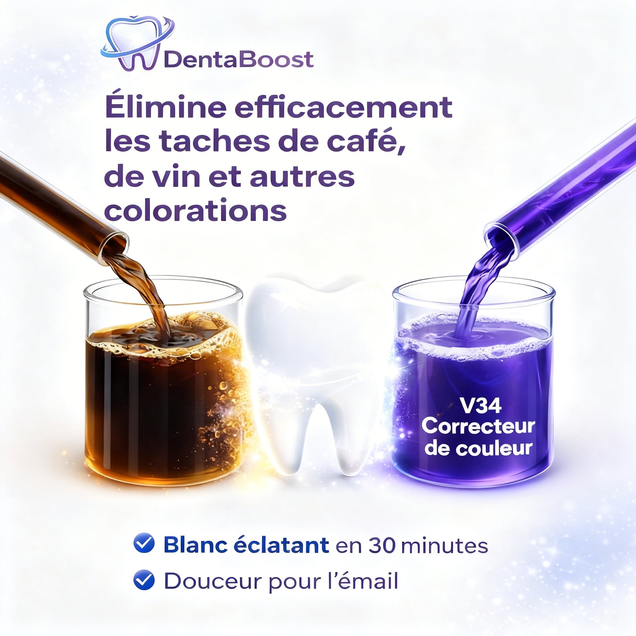 DentaBoost LumiStrips™ — Bandes Blanchissantes PAP+ Sans Peroxyde
